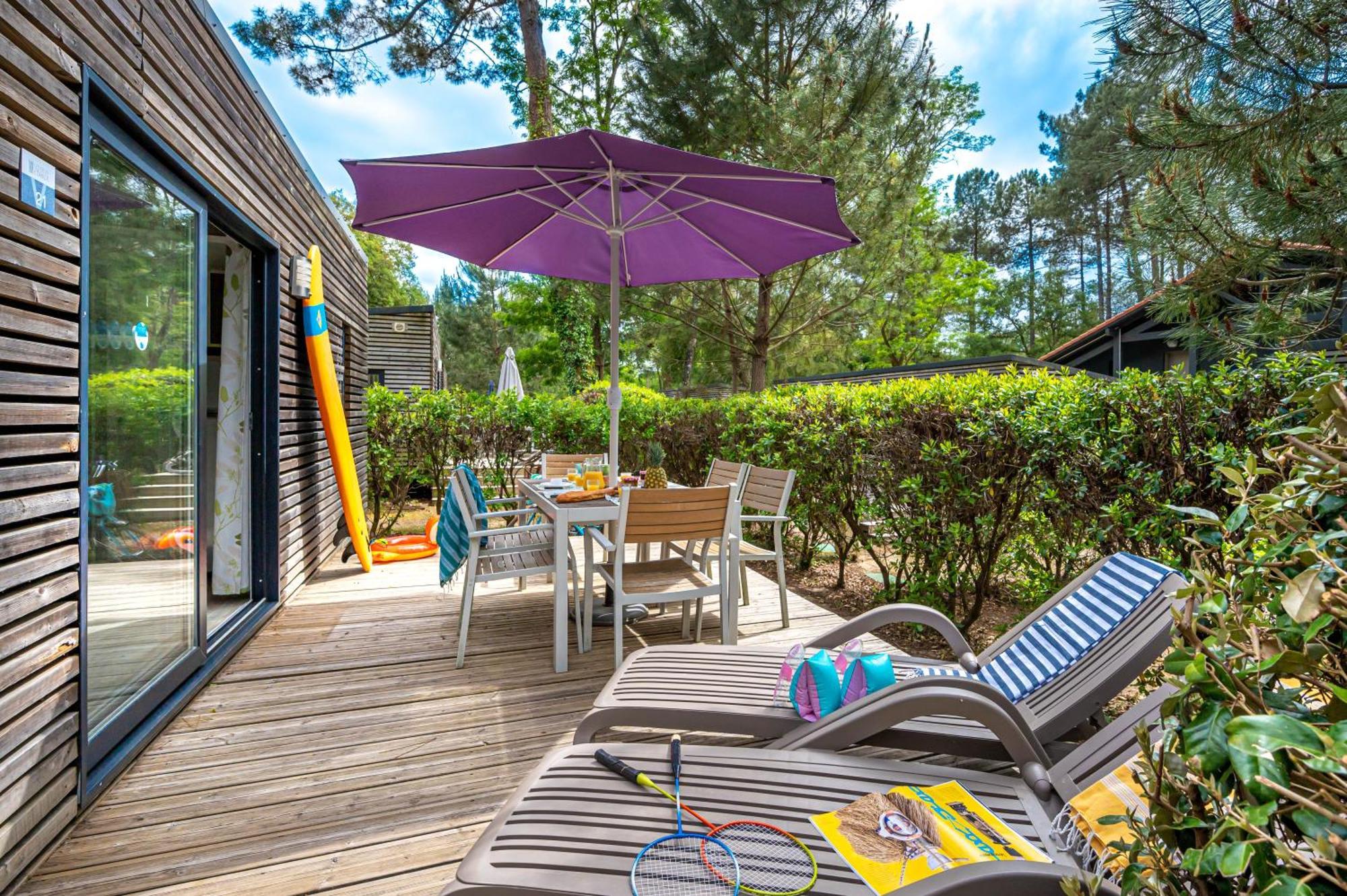 Camping-Village Vacances Les Deux Etangs Seignosse Exterior foto