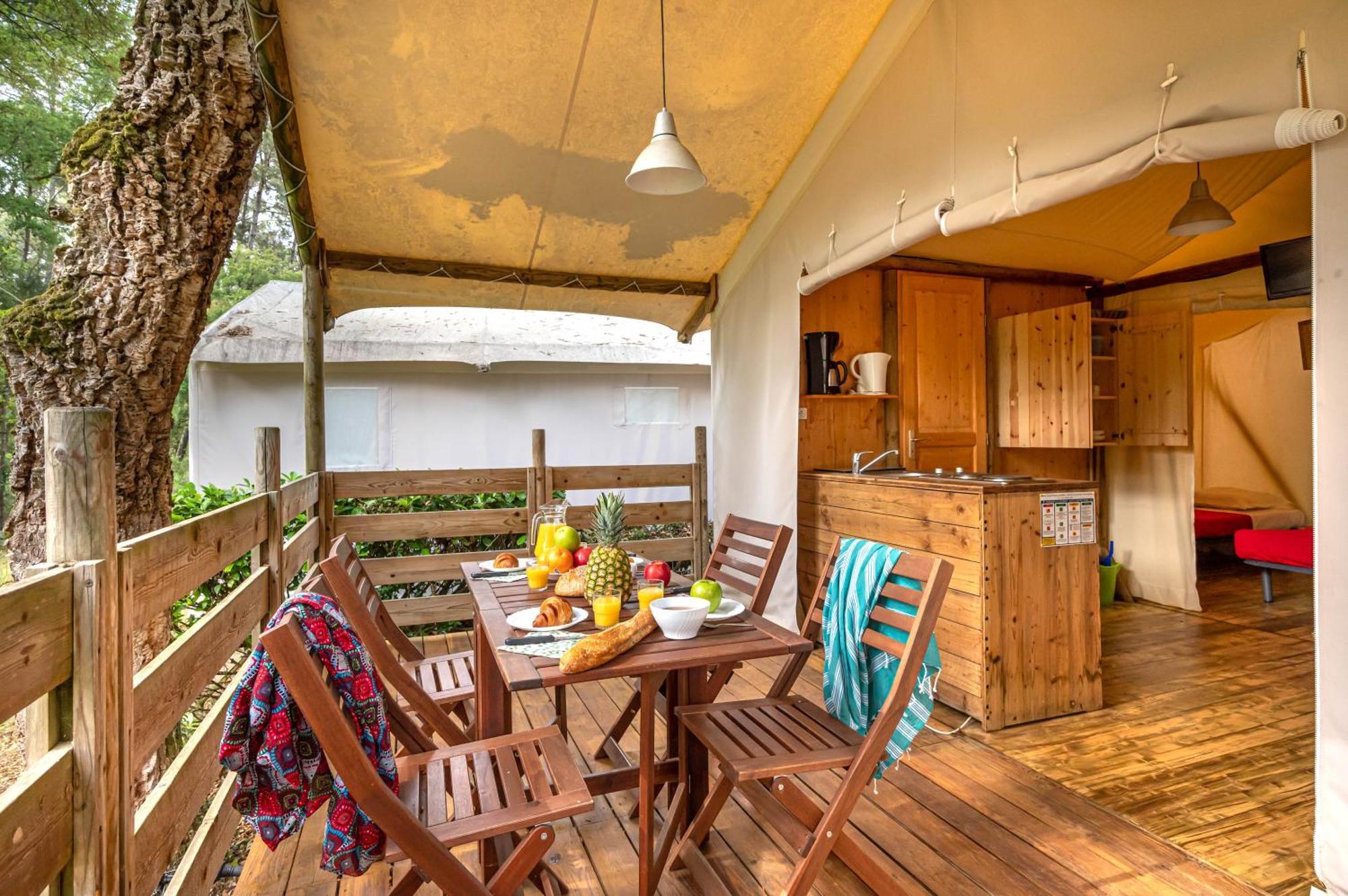Camping-Village Vacances Les Deux Etangs Seignosse Exterior foto
